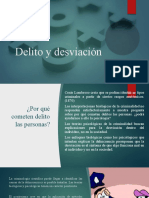 Delito y Desviación