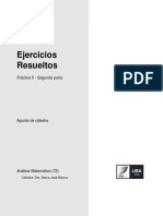 Práctica 5. Ejercicios Resueltos - Segunda Parte - Análisis Matemático