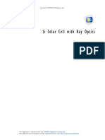 Applications - Si Solar Cell With Ray Optics