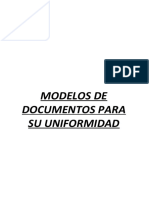 Modelos de Documentos para Su Uniformidad