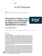 MAYORGA. Pensando en Iberia - Los Debates en Torno A La Unificación Hispano-Portuguesa en El Exilio Republicano en México