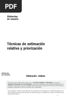 Tecnicas de Estimacion y Priorizacion