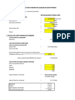 Calculo Del Costo Horario de Alquiler de Equipo Pesesado