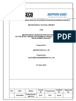 Geotechnical Factual Report On Deatiled Design For Mombasa Special Economic Zone Development Project