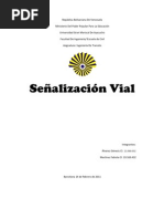 Trabajo de Señalizacion Vial