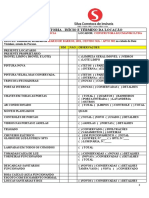 FICHA DE VISTORIA Imóvel Residencial