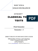 Classical Yoga Text