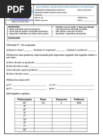 02 - Atividade de Fixação - 6º Ano - Iii Unidade