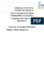 Protocolo Cirugia Periodontal