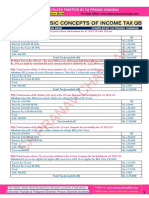 Basic Concepts of Income Tax QB (May & June 2022)