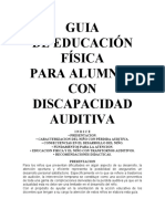 E.F. y Discapacidad Auditiva