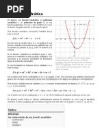 Función Cuadrática