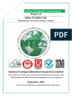 GHG/Carbon Footprint Assessment: Libas Textiles LTD