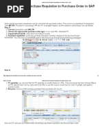 12 How To Convert Purchase Requistion To Purchase Order in SAP