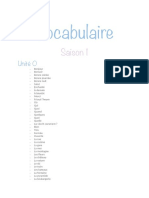 Vocabulaire (Fle)