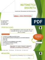 UNIDAD 1 LÓGICA Proposicional