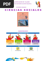 Planificador 9 Ciencias Sociales