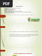 Grupo 2. LOS SISTEMAS DE ALIMENTACIÓN EN MOTORES A GASOLINA Y DIESEL