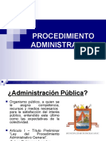 Procedimientos Administrativos