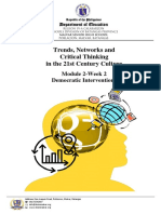 TNCT Q4 - Module-2 Wk-2 DEMOCRATIC-INTERVENTIONS