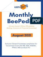 Monthly BeePedia August 2021