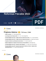 Iniciativa de Reformas Fiscales 2022