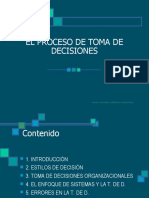 Proceso de Toma de Decisiones