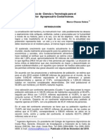 Política de Ciencia y Tecnologia para El Sector Agropecuario Costarricense