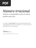 Número Irracional - Wikipedia, La Enciclopedia Libre