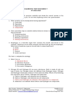 S7 Diagnostic Answer Key