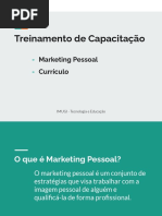 Marketing Pessoal e Curriculo