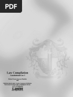 Law Compilation, Consti 1, Chapter 2 Syllabus (2011)