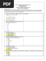 Examen Diagnóstico Con Respuestas