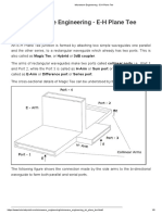 Microwave Engineering - E-H Plane Tee