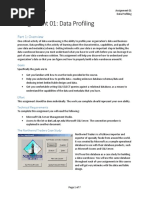 Week 01 Data Profiling