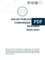 Apoyo Didáctico Salud Pública y Comunidad, 2021