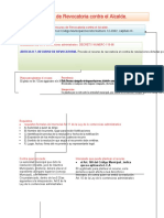 Recurso de Revocatoria Contra Alcalde