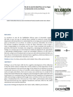 Importancia Del Desarrollo de La Motricidad Fina en La Etapa Preescolar para La Iniciación en La Escritura