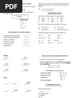 3potenciación y Radicacion de Números Enteros