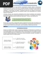 1.1 Modelos de Educación y Modelos de Comunicación