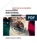 Tríptico-Partes de La Bandera Nacional