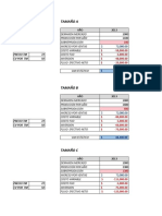 Eleción de Tamaño de Planta Optimo-Flujo Efectivo Neto