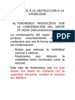 Tema 9 FENÓMENOS A LA OBSTRUCCION A LA VISIBILIDAD