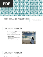 Programas de Prevención