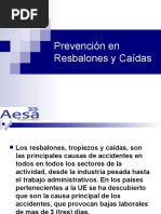 Prevención en Resbalones y Caídas