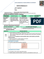 Sesión de Aprendizaje 17 Matematica 17 Agosto