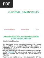 Universal Human Values