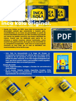 Sabor Nacional. Inca Kola Original.