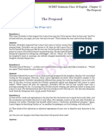 Ncert Solutions Feb2021 First Flight Class 10 English Chapter 11 The Proposal