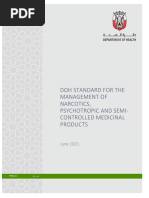 Standard For The Management of Narcotics and Controlled Medicinal Products